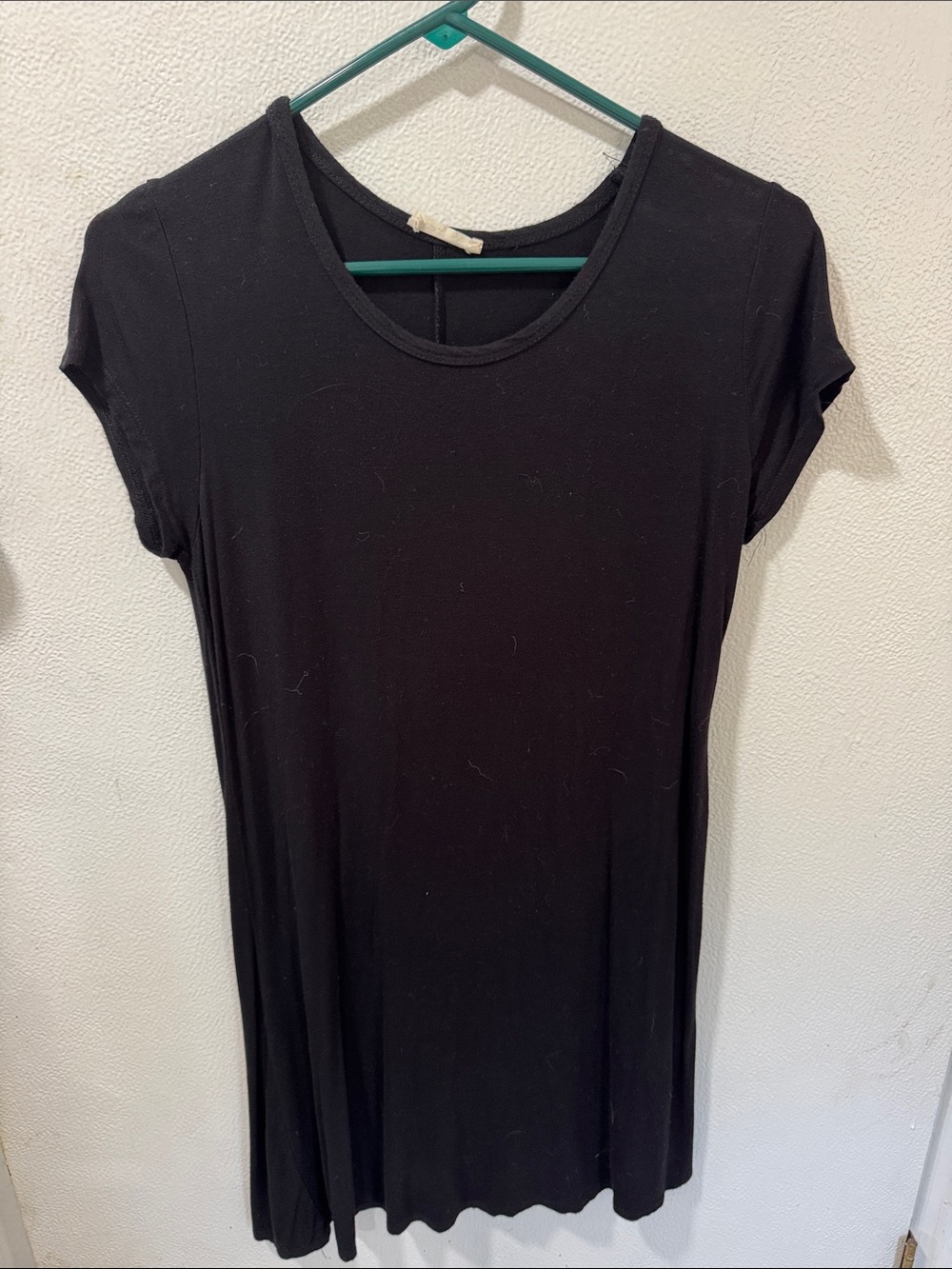 Olivia Rae Black Short Sleeve Tee Dress